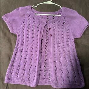 Vintage purple sweater top
